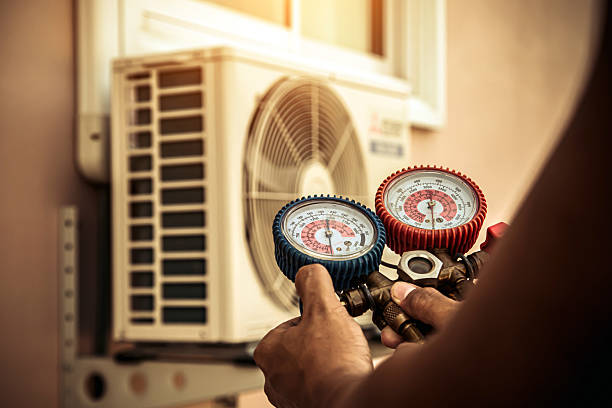 Professional Hvac Maintenance technician working in Nashport, OH